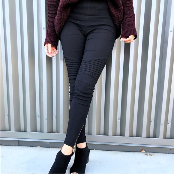 DEBBIE Stretchy Pants - BLACK - Picture 2 of 2